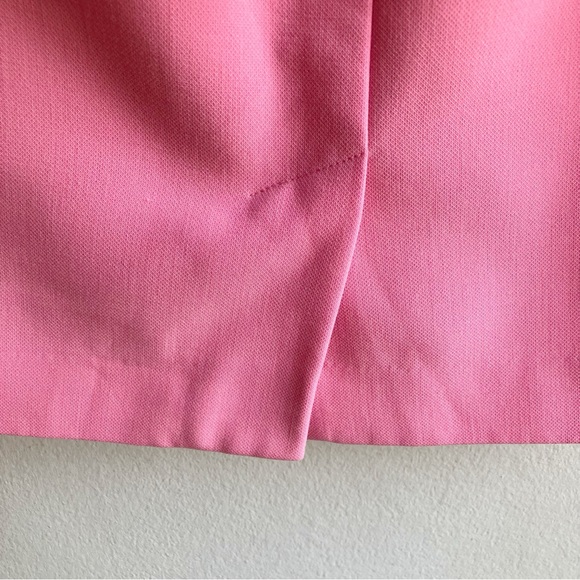 Loft Pink Pencil Skirt Size 00 Petite Barbie Bubblegum Spring Office Midi Preppy - Picture 6 of 10